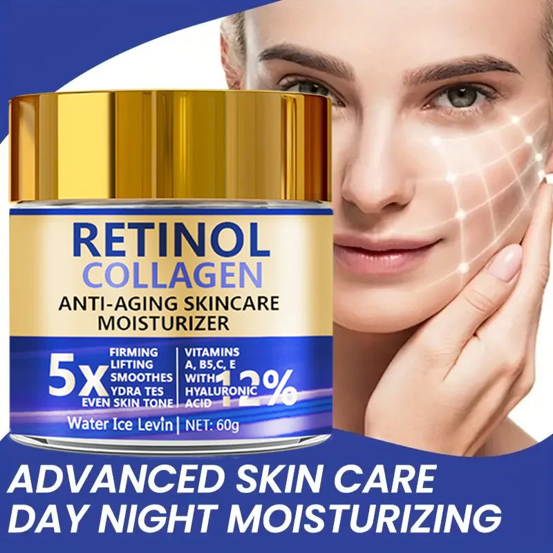 Retinol & Collagen Face Cream 60g, Anti-Aging Firming Moisturizer with Hyaluronic Acid, Fast Delivery - AliExpress 66